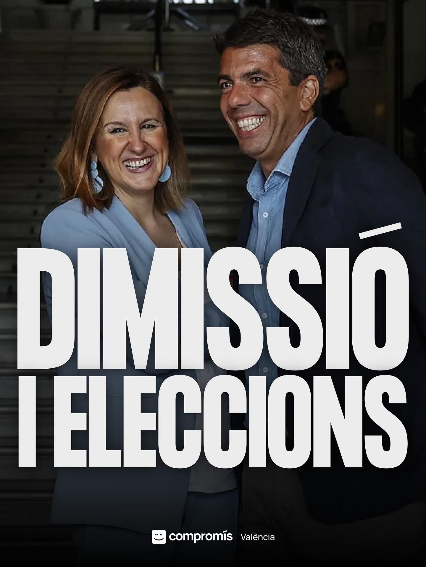 DIMISSIÓ I ELECCIONS  Ni volem a Mazón, ni als seus còmplices.  És moment de tornar la veu al poble.  #MazónDimissió #Valencia #danavalencia