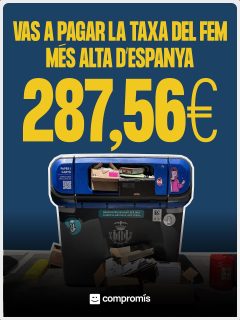 💰 A València pagarem la major taxa de residus d'Espanya.  Catalá i VOX han fet de l'Ajuntament de València l'únic gran ajuntament d'Espanya que es nega a bonificar la nova taxa de residus.  Compromís vam proposar bonificar fins al 90% de la taxa, amb el que podriem pagar menys que Toledo (57€ a l'any), però PP i VOX van votar en contra.  Fa un any l'Ajuntament de València va aprovar una rebaixa de l'IBI a tota la ciutat. Ara, un pis normal a un barri de gent treballadora paga uns 40€ menys d'IBI i pagarà 278€ més de fem.  Dades: @el_pais  #basura #basurazo #tasaresiduos #reciclaje #valencia #vlc #impuestos #impostos #taxtherich #rosalia